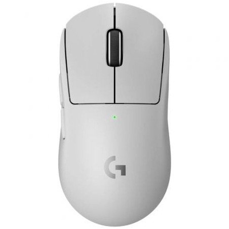 Ratón gaming inalámbrico logitech pro x superlight 2/ batería recargable/ hasta 44000 dpi/ blanco
